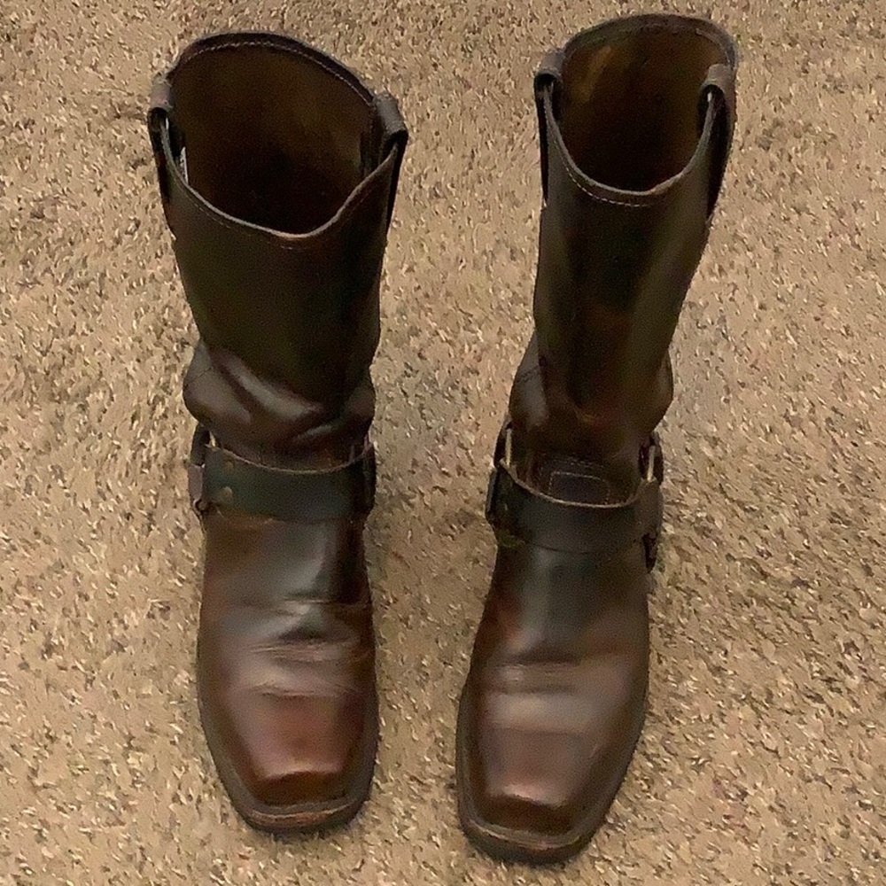 Frye Harness 12R Boots, Size 7